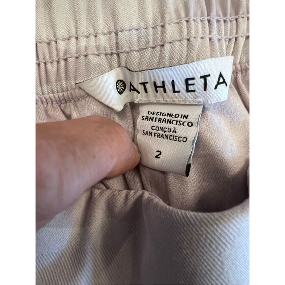 ATHLETA Pink Camo Joggers Size 2 EUC - Picture 4 of 4
